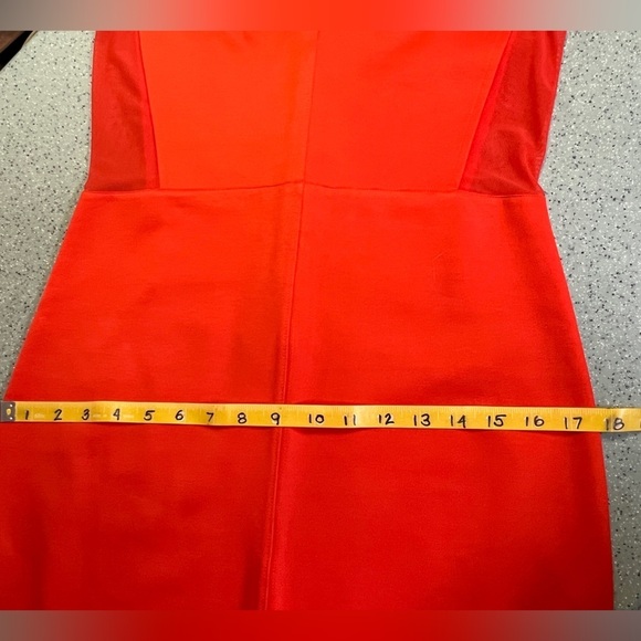 Poppy red FRENCH CONNECTION bodycon dress‎ size 8. - Picture 14 of 15